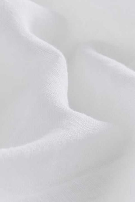 Zasłony len plus bawełna H&M  białe