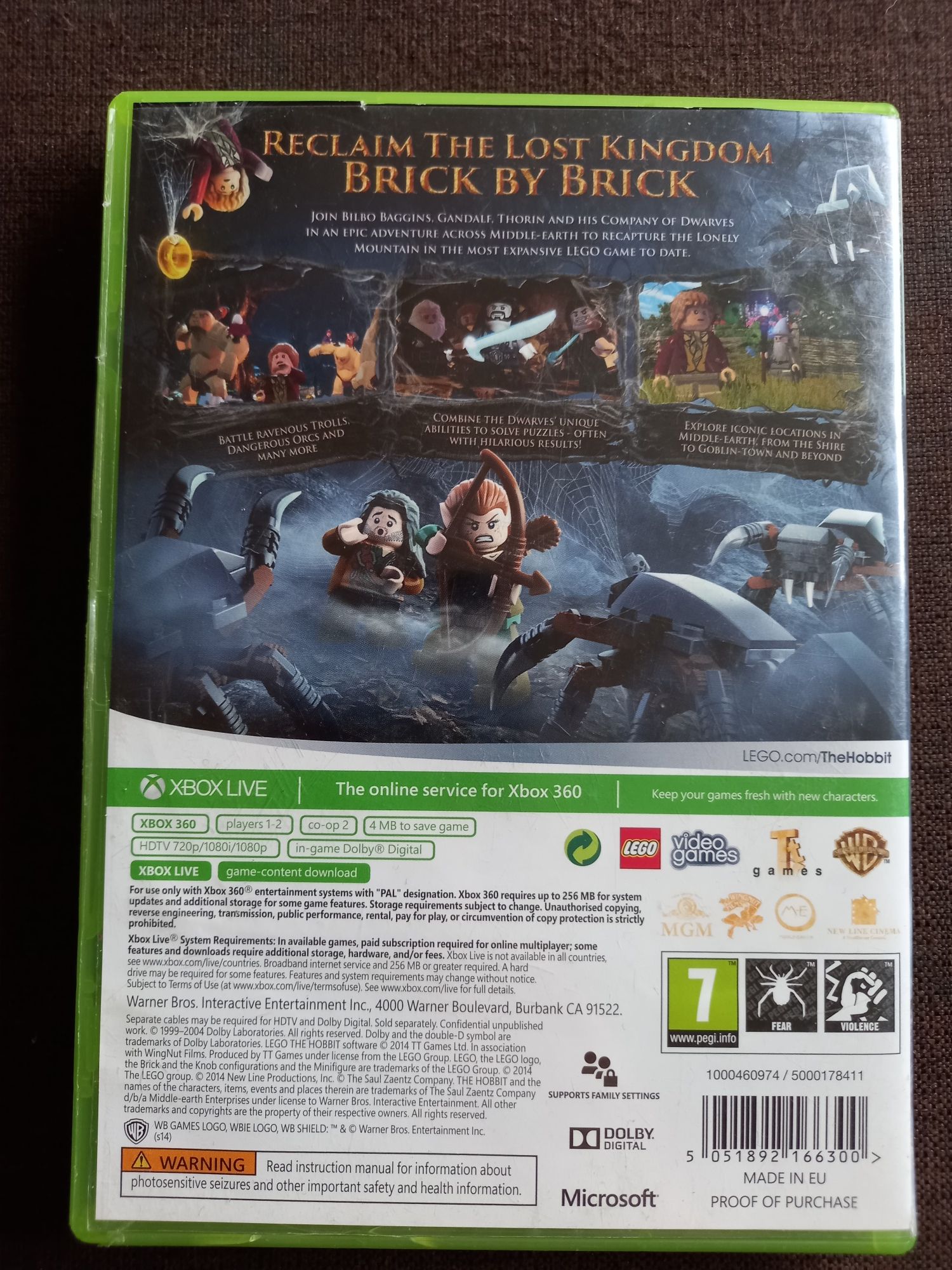 Gra Lego Hobbit na konsolę xbox 360