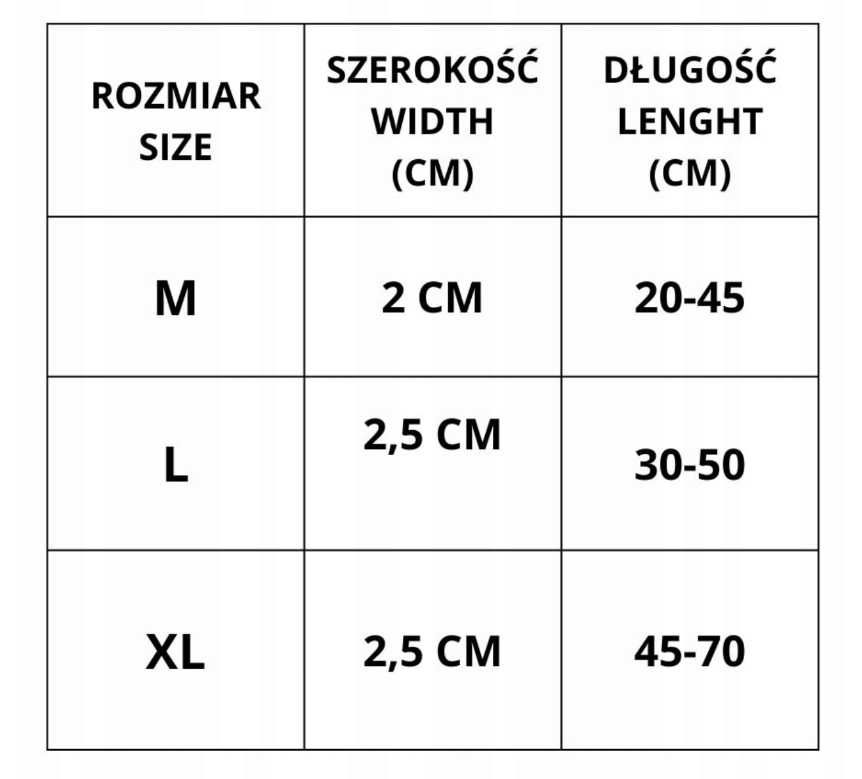 Obroża półzaciskowa wodoodporna biothane pcv hexa XL 45-70CM 2,5CM