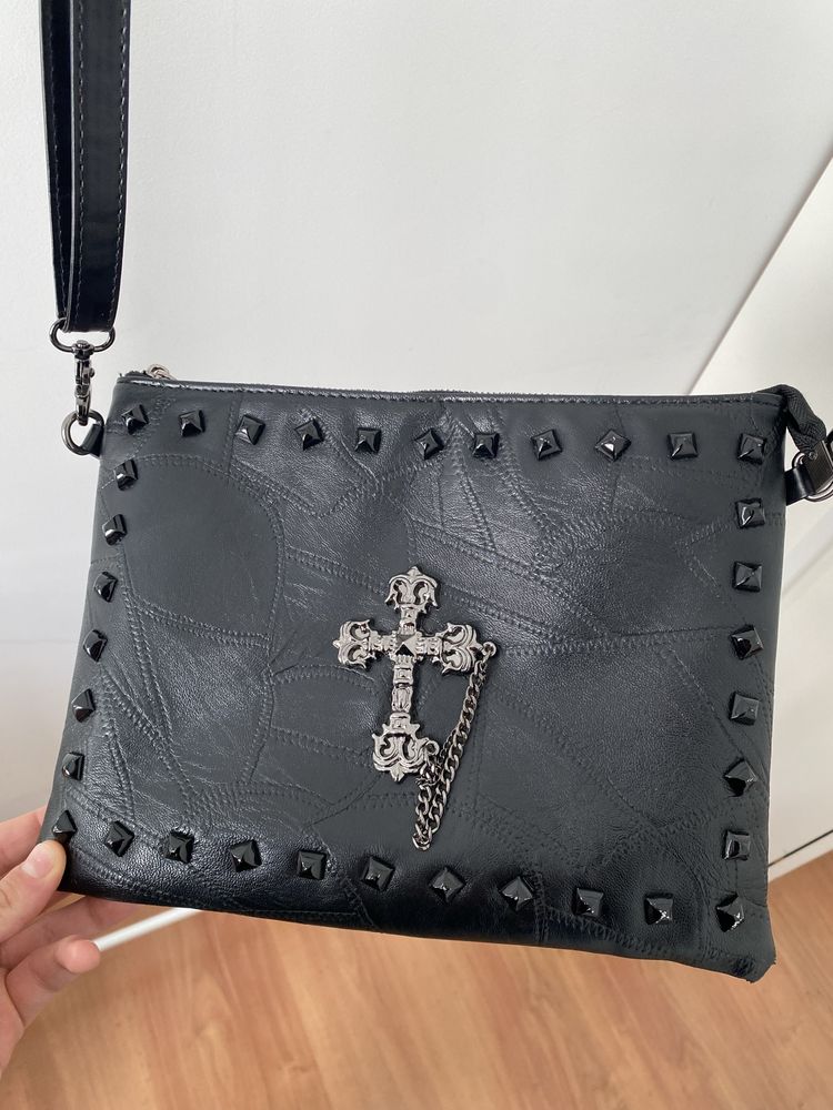 Torba crossbody eco skóra • styl opium / emo