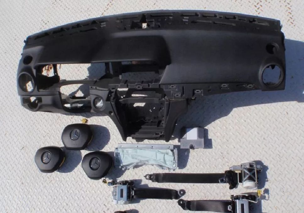 MERCEDES W204 W205 tablier painel do bordo airbags cintos