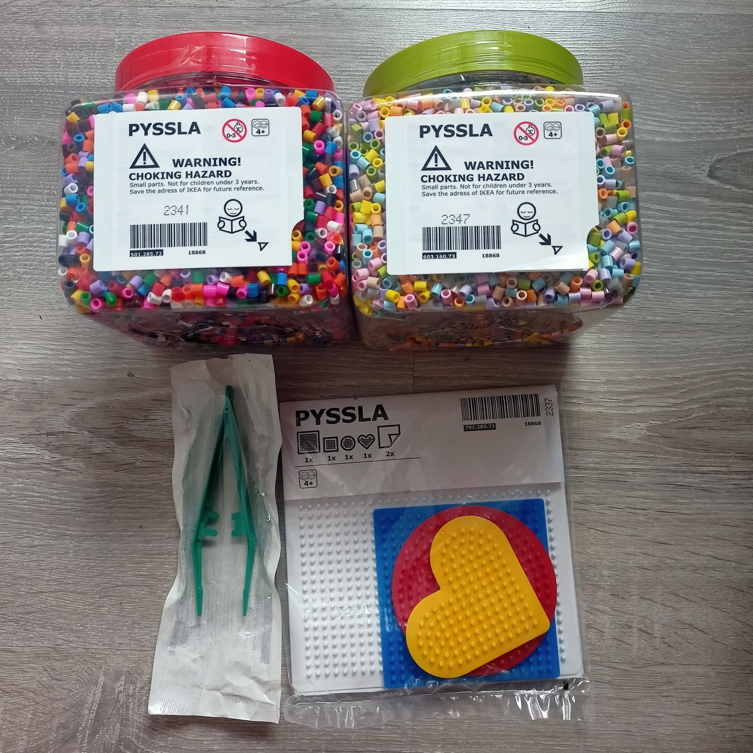 Koraliki pyssla Ikea podkladka zestaw