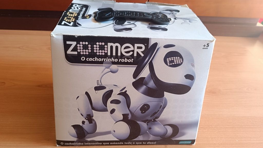Brinquedo cão robot Zoomer