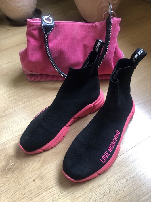 Кросівки Love Moschino (оригінал)+ сумка Tommy в подарунок