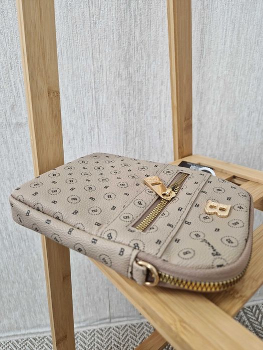 NOWA Mini torebka mała listonoszka beżowa