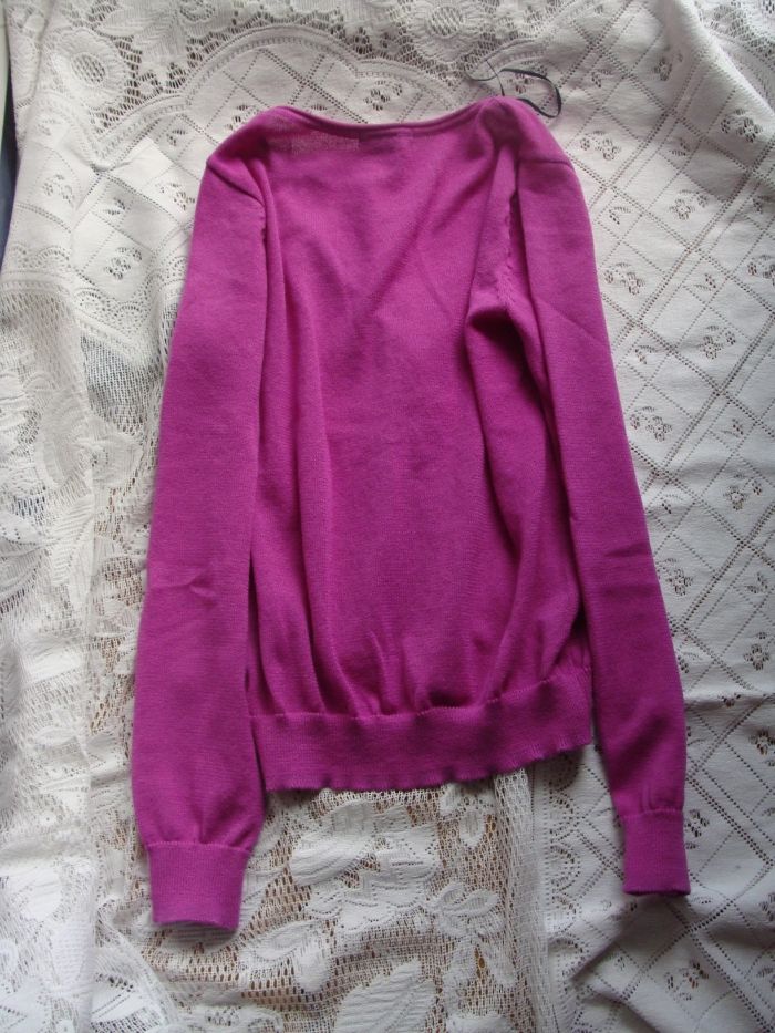 nowy sweter fuksja