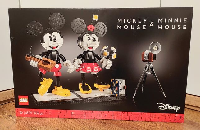 Nowe LEGO 43179 Disney Myszka Miki i Myszka Minnie do zbudowania