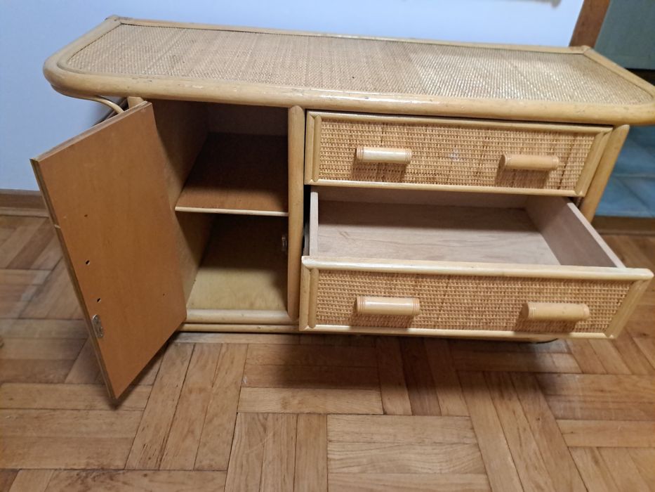 Zestaw ratanowy do przedpokoju