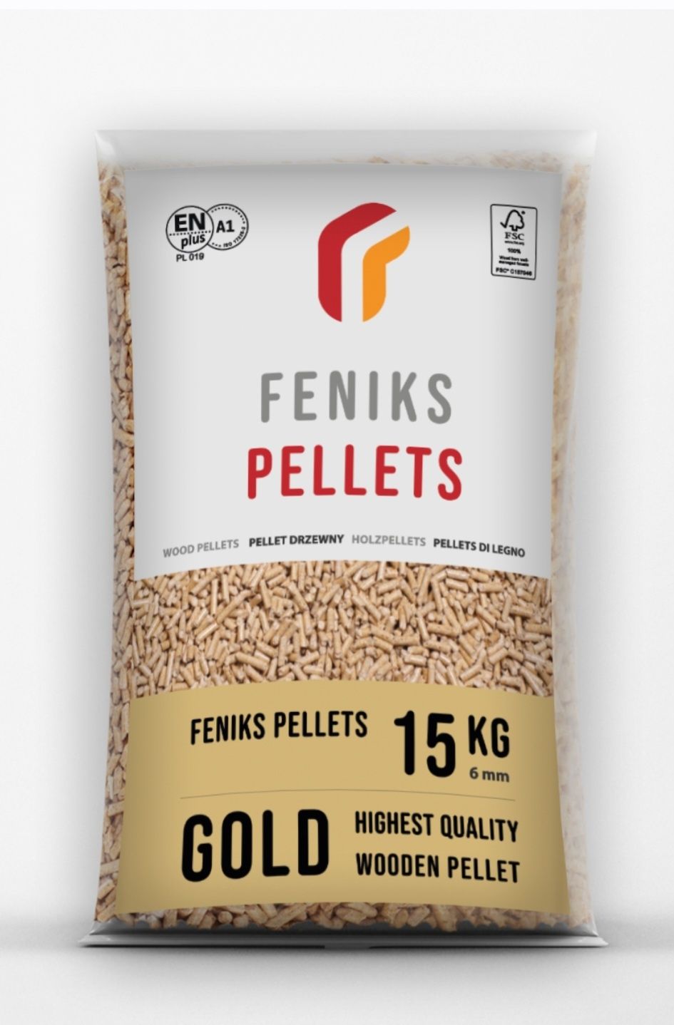 Pellet ENplus A1 FENIKS GOLD (975kg) Rewelacyjny pelet drzewny Fenix