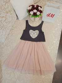 Красивое фирменное летнее платье, сарафан «H&M», футболка, юбка, топ