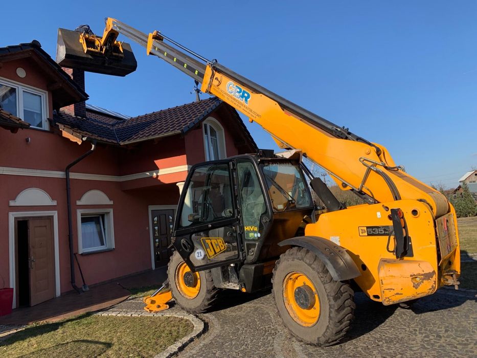 usługi: koparka, ładowarka, wywrotki, long, przesiewacz,