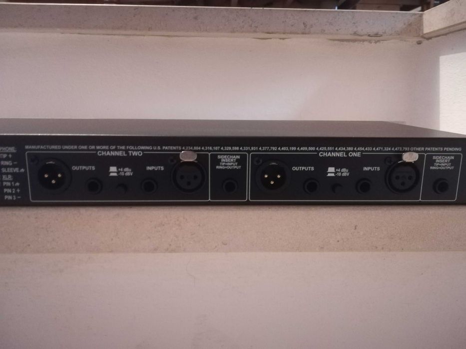 DBX 266 XS - compressor e gate