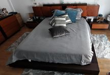 Cama completa em Carvalho