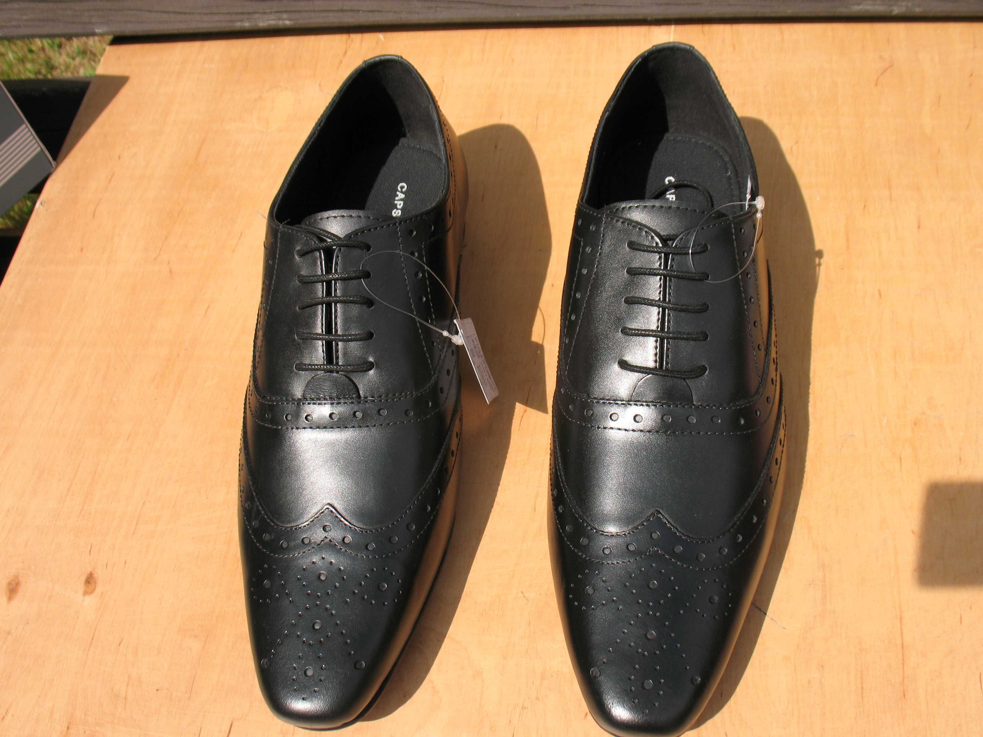 Buty skórzane męskie