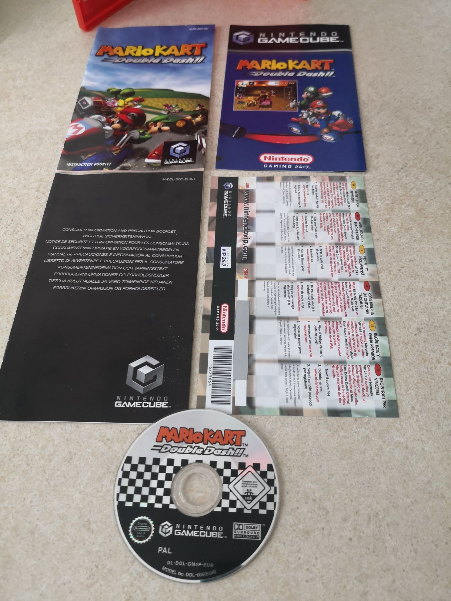 Mario Kart Double Dash Nintendo Gamecube gra kompletna anglik