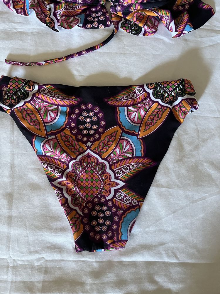 Conjunto de biquini estampado