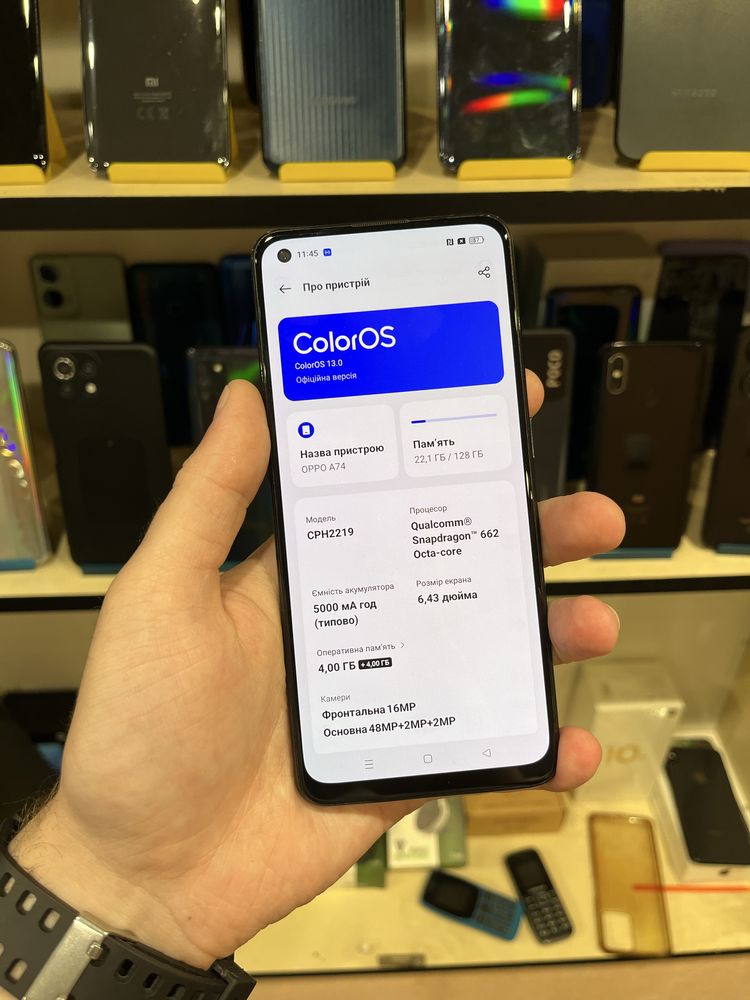 Oppo A74 8/128GB NFC