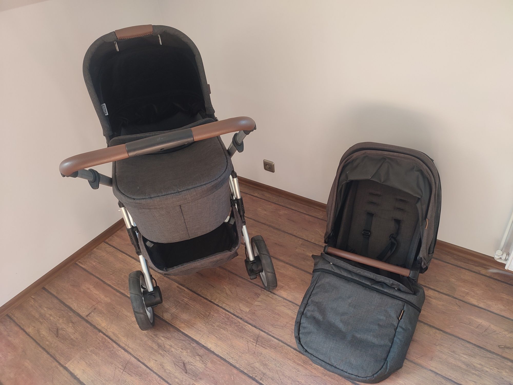 ABC Design Salsa 4 - wózek, zestaw 2w1 Gondola + spacerówka super stan