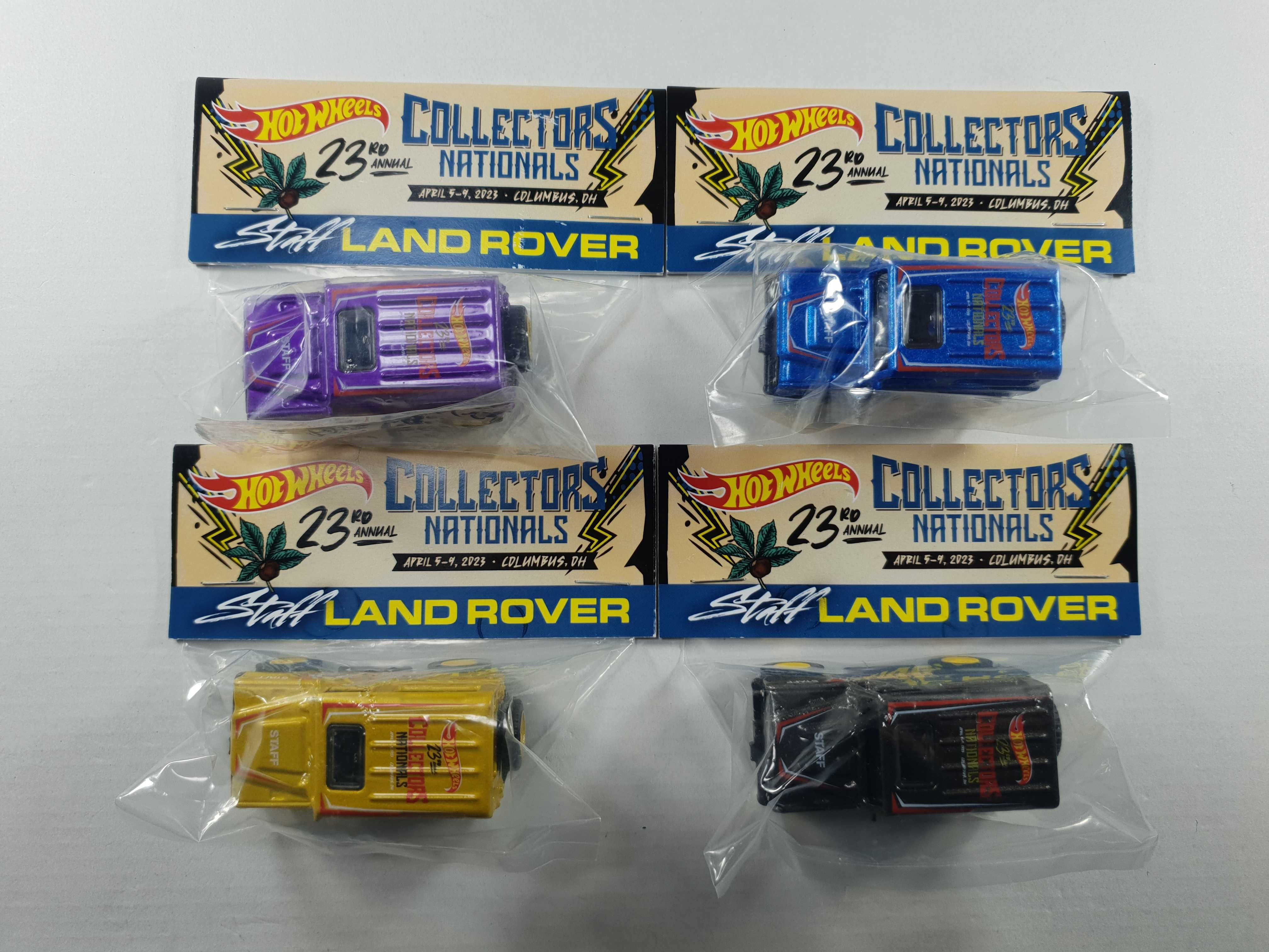 Raro 23º Hot Wheels Collectors nacionals 2023 Land Rover Defender
