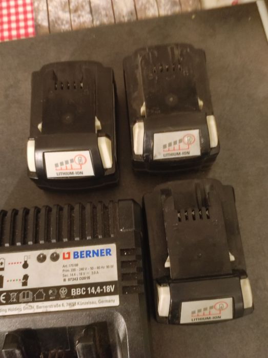 Akumulatorki Berner 18v