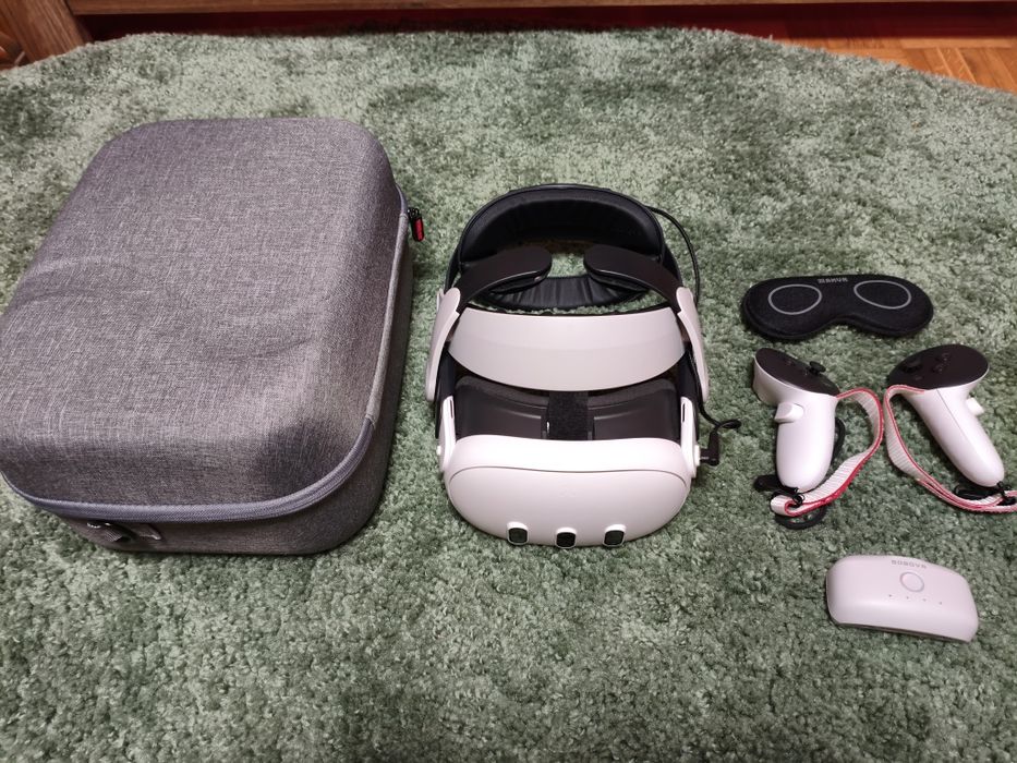 Meta Quest 3 128 GB + Bobo VR + akumulator + etui
