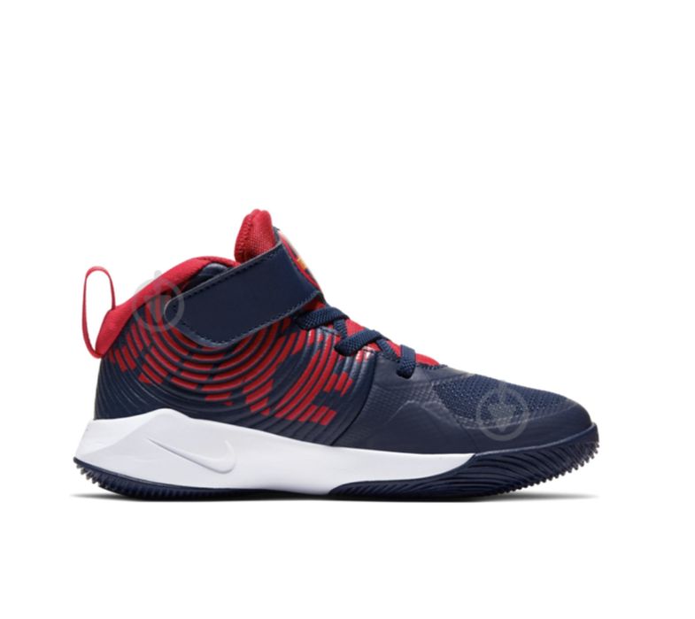 Дитячі кросівки хайтопи на липучці nike на хлопчика, темно-сині 30р