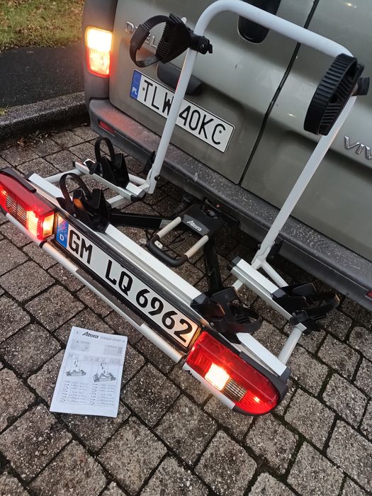 Bagażnik rowerowy platforma na hak Uchwyt rowerowy Atera 60kg Thule