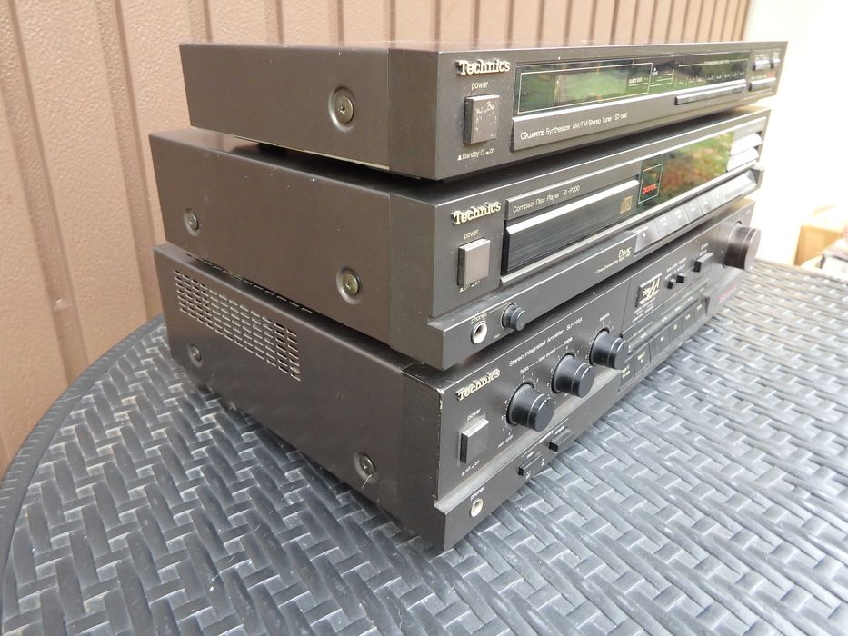 Zestaw Technics wzmacniacz,tuner,cd
