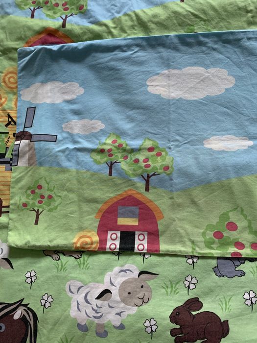 Pościel dziecięca farma gospodarstwo 100 cm x 135 cm