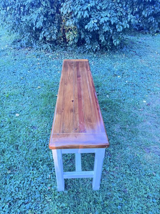 Ława drewniana – elegancka i stabilna/ Styl rustykalny