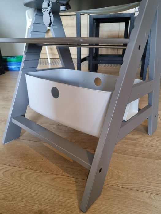 Krzesełko Hauck Alpha + akcesoria (tacka, zestaw pojemników)