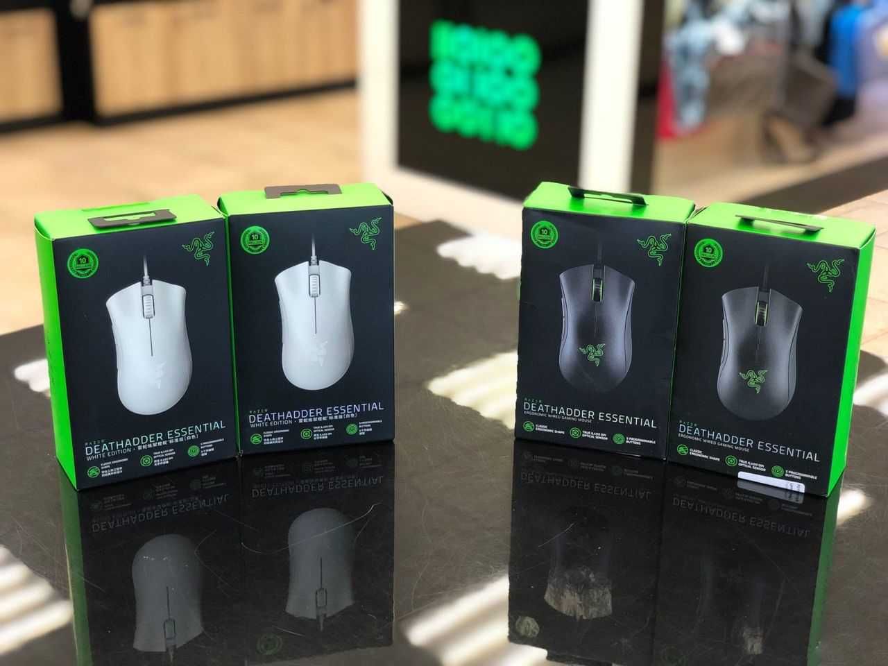 НОВА!! Razer DeathAdder Essential Мишка Ігрова з Підсвіткою Чорна-Біла