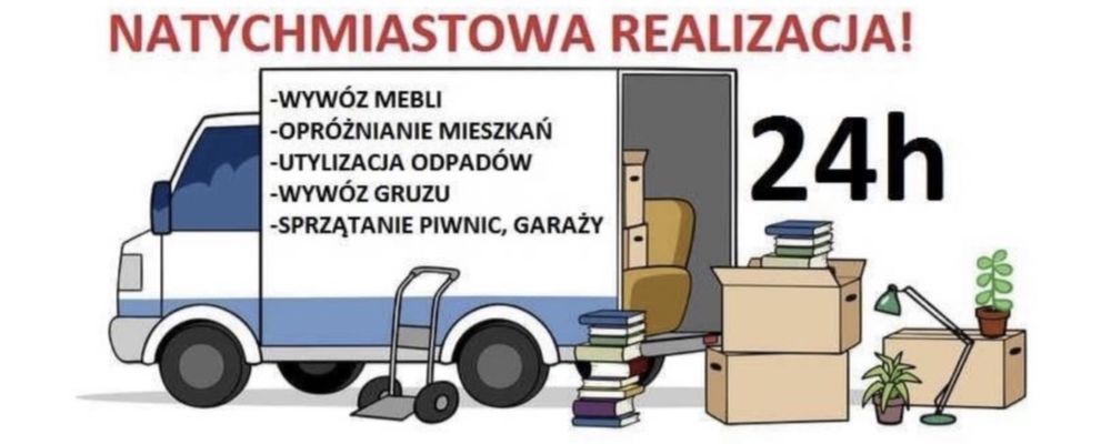 Wywóz Mebli AGD utylizacja sprzątanie opróżnianie mieszkań biur piwnic