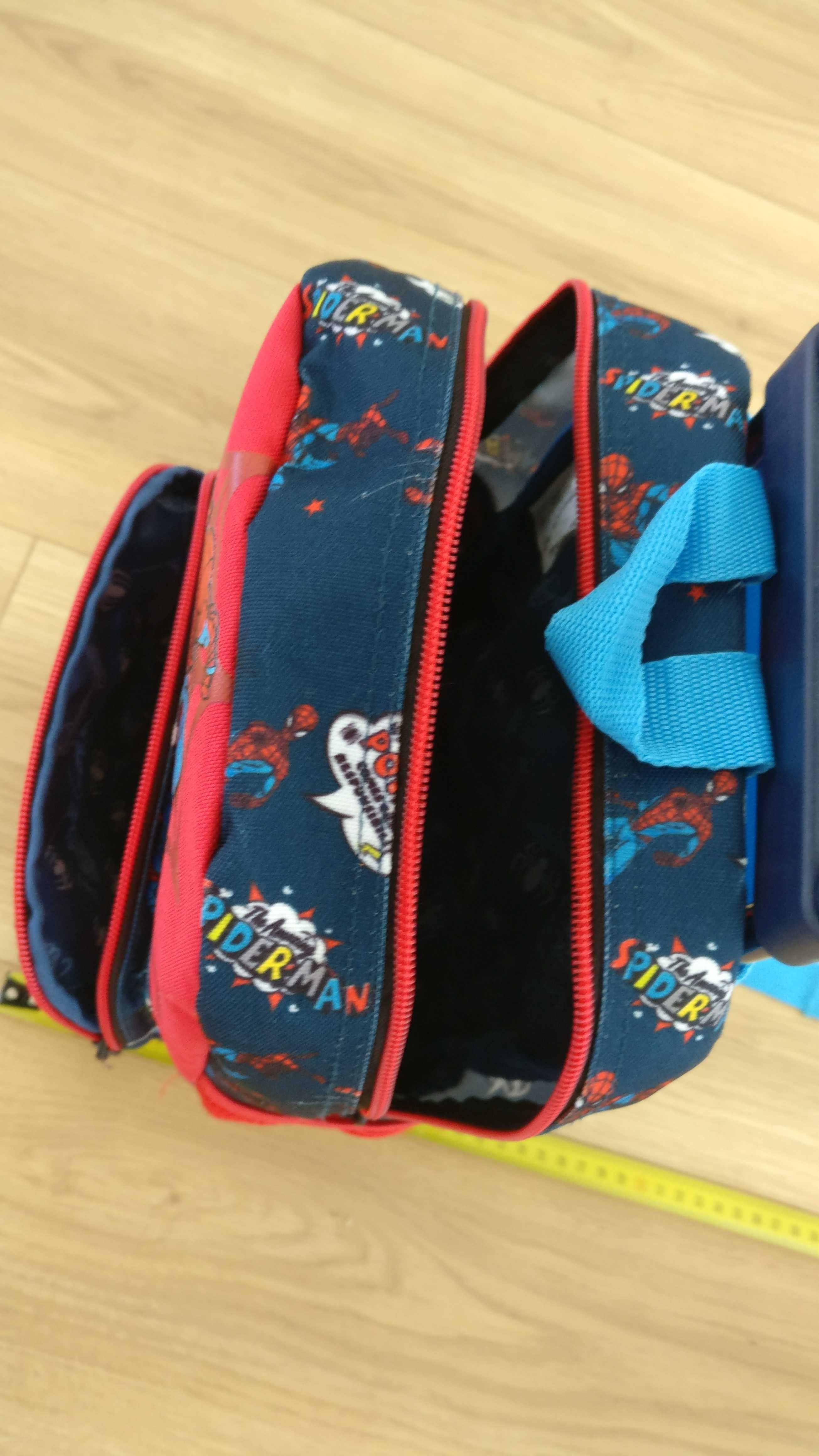 Mochila pré-escolar com trolley Spiderman