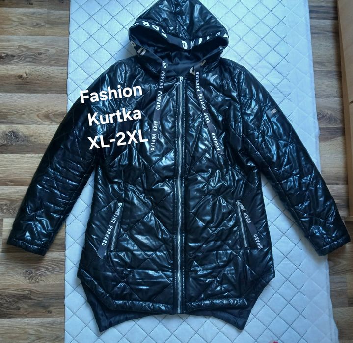 Fashion Kurtka Czarna Xl-2xl Jak Nowa