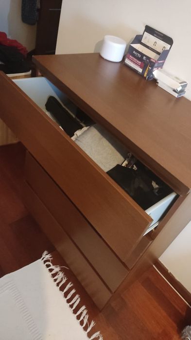 Cómoda quarto 4 gavetas