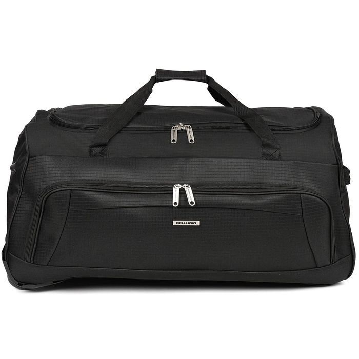 Bardzo duża torba podróżna na kółkach Bellugio czarna turystyczna nowa