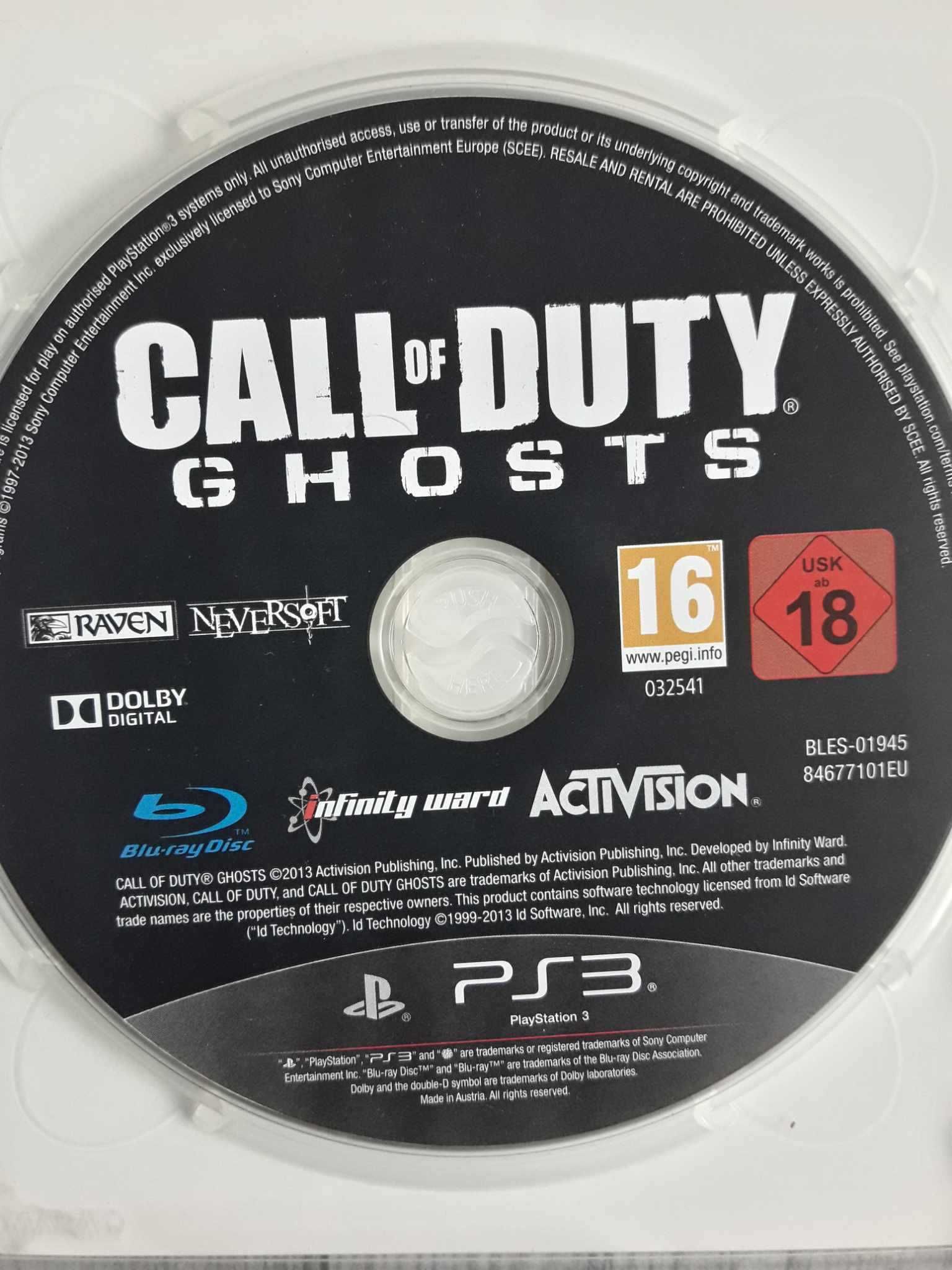 Gra Call of Duty Ghosts PS3 Playstation