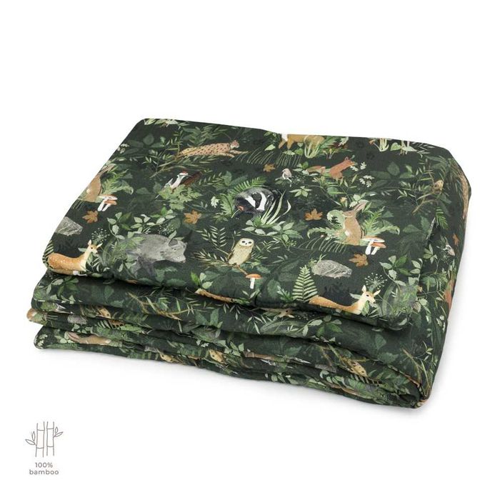 Zestaw Przedszkolaka - Woodland Makaszka,poduszka i kocyk