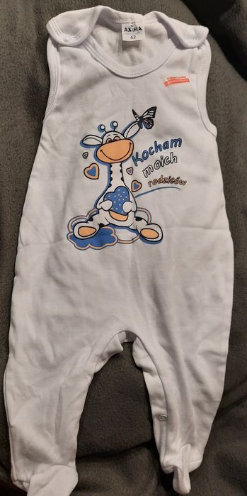Nowe śpioszki dla dziecka - rozmiar 62.