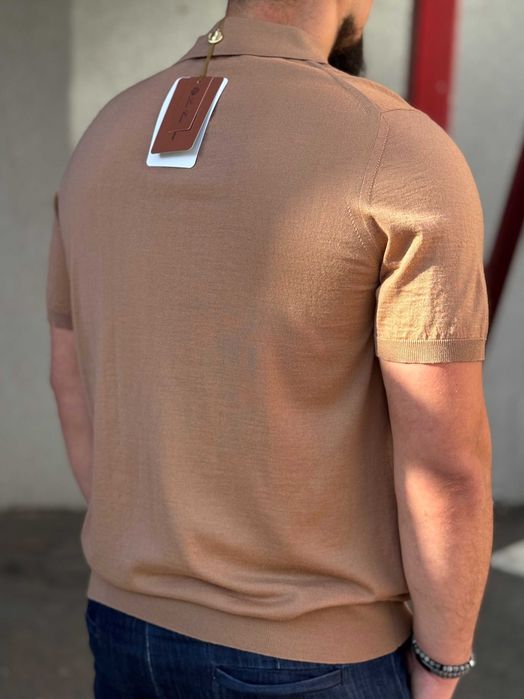 Мужское брендовое поло LP, Zegna | Мужской трикотаж