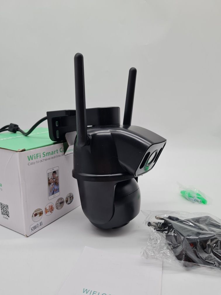 KAMERA IP DUAL ULTRA 6MP dwa obiektywy śledzenie ruchu WiFi