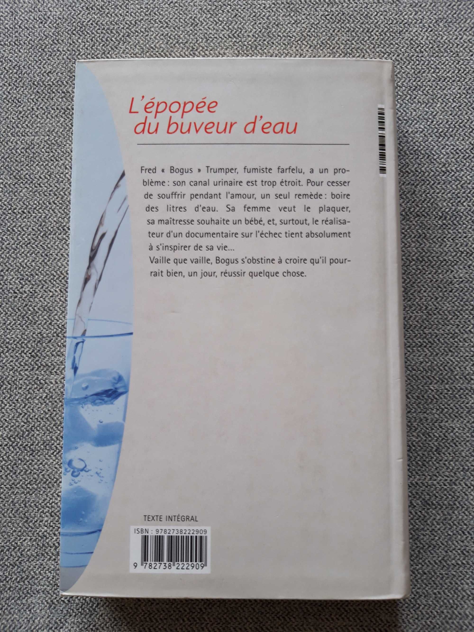 Livro "L'épopée du buveur d'eau" de John Irving