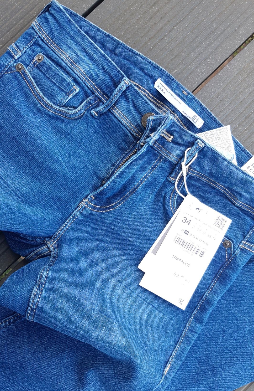 Jeansy skinny Zara Nowe z Metką