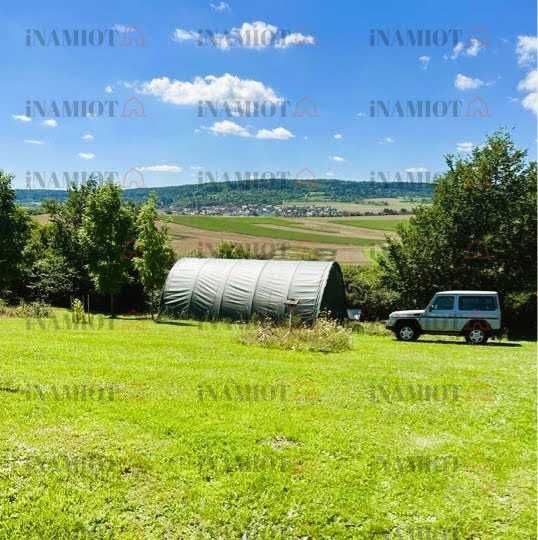 Hala namiotowa łukowa 6x9x3,6 m magazyn wiata konstrukcja ocynkowana