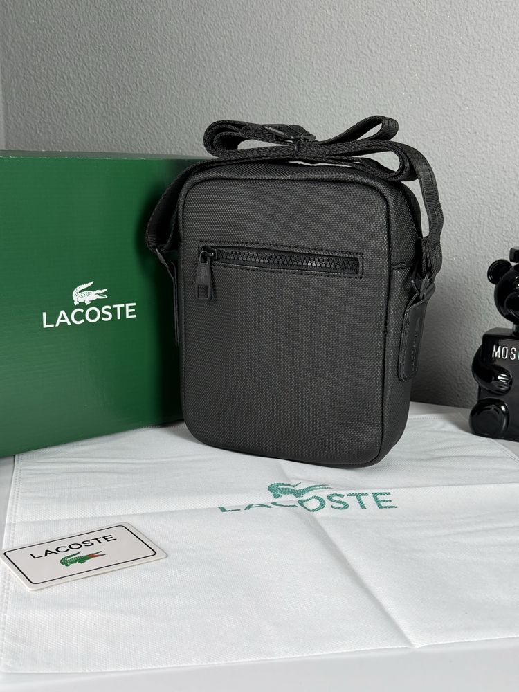 Мужская сумка Lacoste чоловіча сумка месенджер через плече барсетка