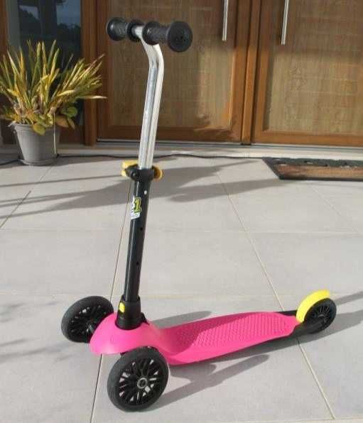 Trotinete Decathlon B100 3 Rodas Criança Rosa Fuchia