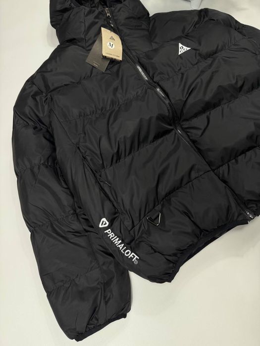 Куртка Nike Acg чорна Теплий пуховик чоловічий Найк асдж