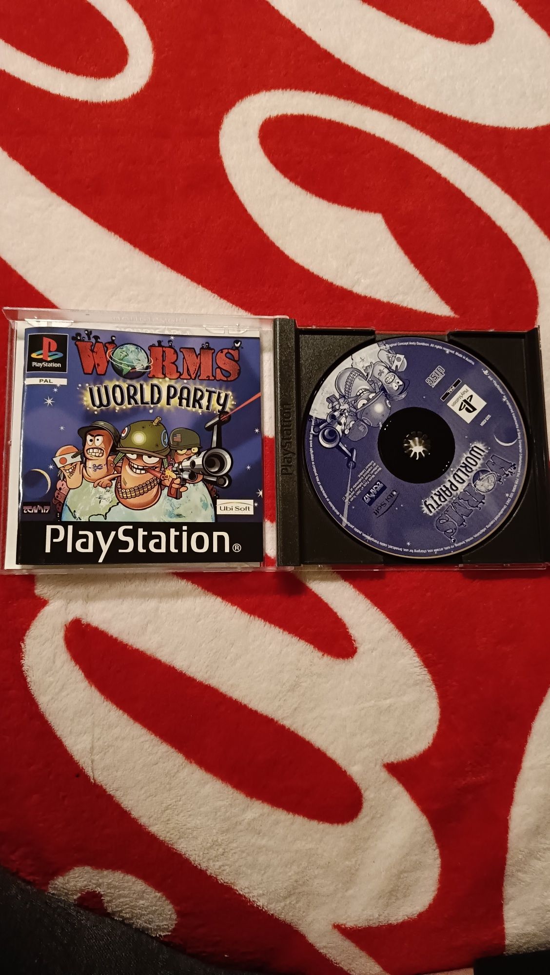 Worms World Party PS1 PSX PlayStation One