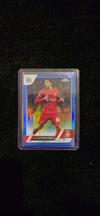 2022-23 Chrome UEFA Club Competitions Blue /75 Trent Alexander-Arnold